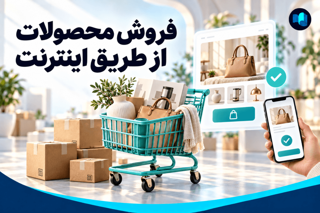 فروش محصولات از طریق اینترنت با سفارش در موبایل، سبد خرید و بسته‌های آماده ارسال